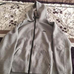 Grey Nike zipper hoodie